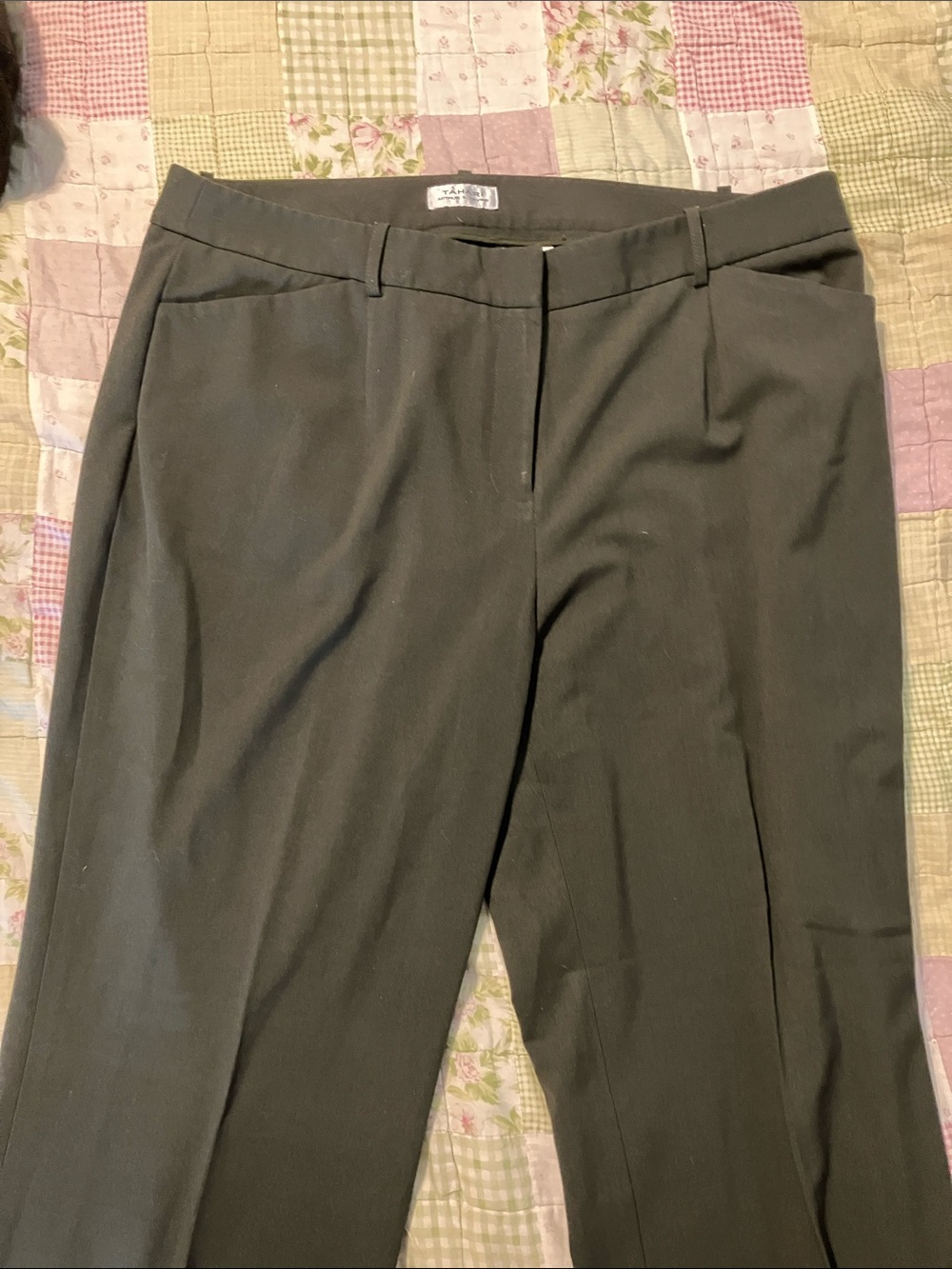 Women's Black Tailored Dress Trousers